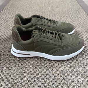 NWOT Loro Piana Men’s Weekend Walk Olive Green Sneakers EU 41